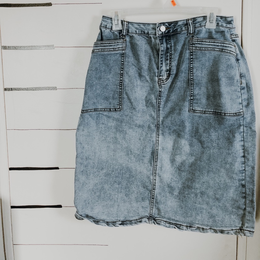 Polagram Denim skirt
